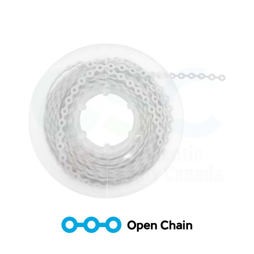 White Open Chain (15 ft/SP) - OSC