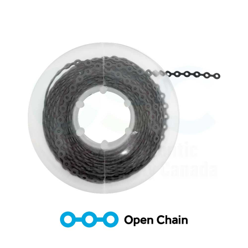  Black Open Chain (15 ft/SP) - OSC