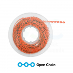 Orange Open Chain (15 ft/SP)