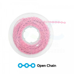 Baby Pink Open Chain (15 foot/Spool)