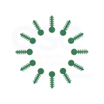 Sparkle Green Ten Ties