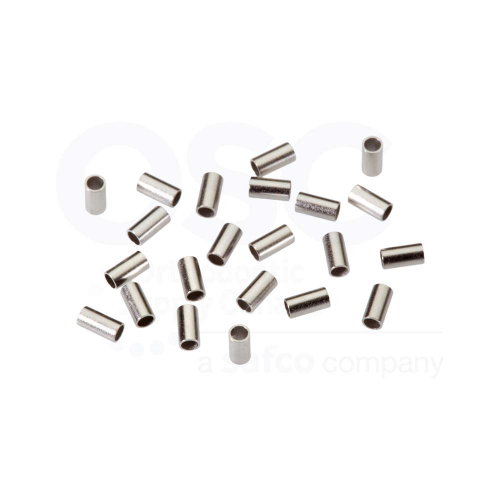 Crimpable Tube Stops Stainless Steel Small (25/Pack) - OSC