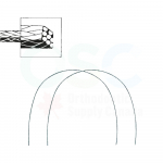 .016 X .022 Upper Twisted Preformed wires 8 in1 (10/Pack)