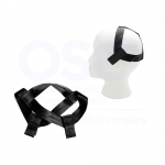 Nylon High-Pull Headgear Caps w/Two Loops BLACK 5/PK