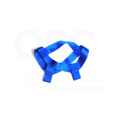 Nylon High-Pull Headgear Caps w/Two Loops ROYAL BLUE 5/PK - OSC