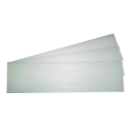 Utility Wax Strips 3/16 x 11, WHITE  75 Strips/Box