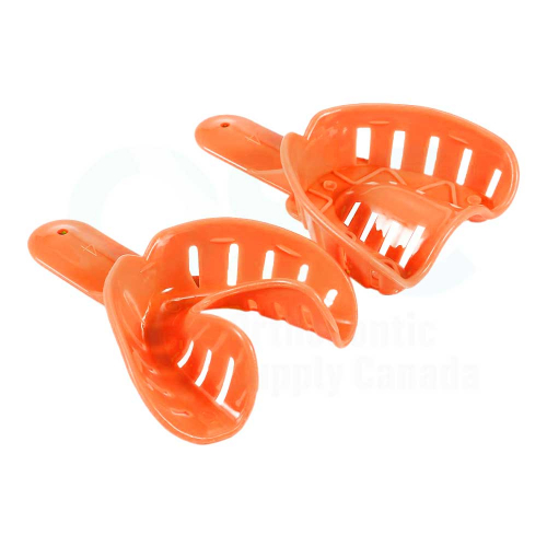  X-Small Orange Disposable Impression Trays (50/Pack) - OSC