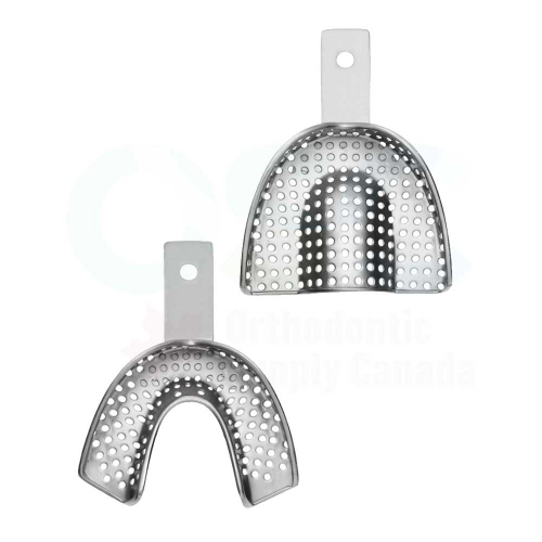 SS Perforated Large Impression Tray Lower - OSC