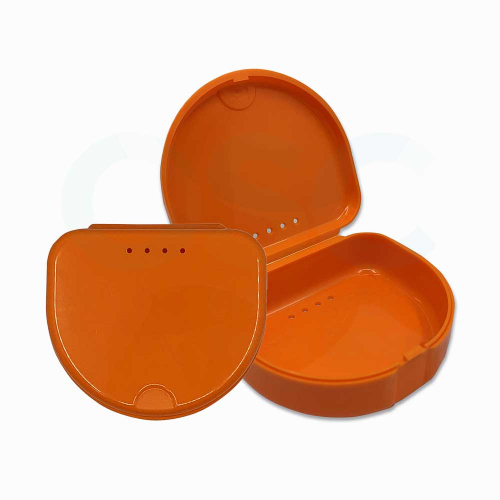New Age Orange (neon) Slim Line Retainer Case (120/Pack) - OSC