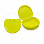 Yellow Slim Line Retainer Case (120/Pack)