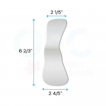 SS Single Sided Narrow Adult/Child Occlusal Mirror (#1)