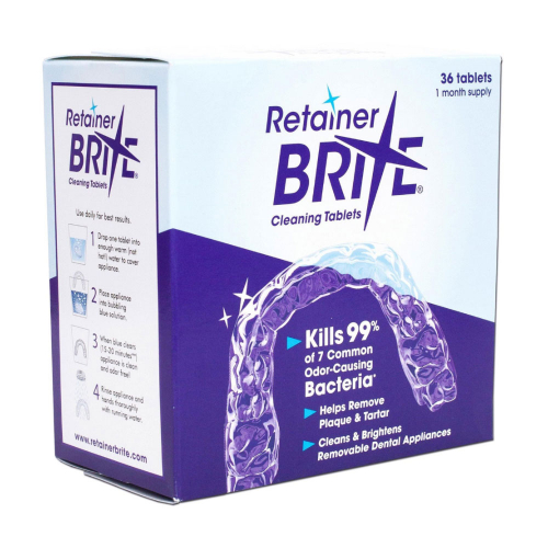 Retainer Brite Case Of 24 (864 Tablets) - Orthodontic Supply of Canada Inc.