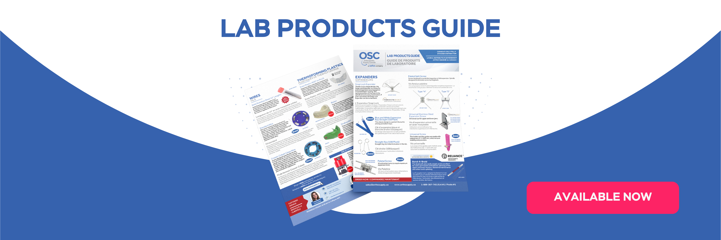 Lab Product Guide Flyer