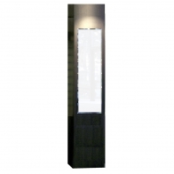 Tall Display Cabinet with Mirror