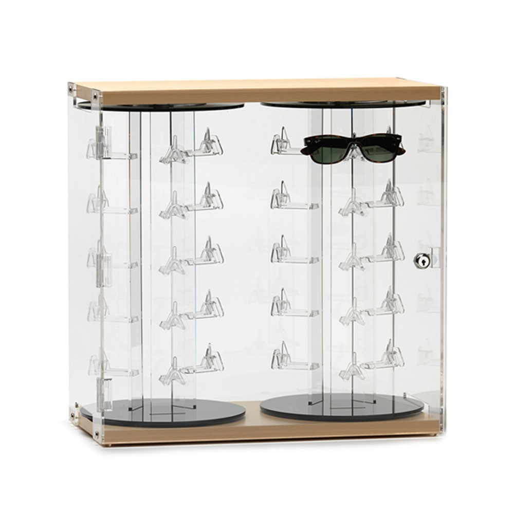 clear acrylic contact lens display stand