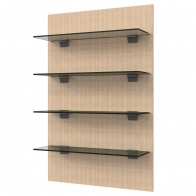 37.5"W Panel with Cove Shelf Package