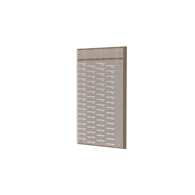 wall eyewear display, frame display, optical frame display, sunglass display, retail eyewear display