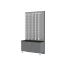 wall eyewear display, frame display, optical frame display, glasses display, glasses on wall