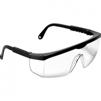 Safety Glasses Clear Lens with Black Frame