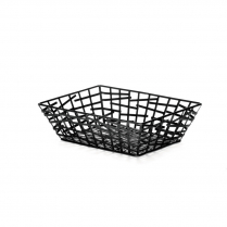 Wire Rectangular Basket 9 x 6.25 x 2.5" Black