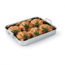 Stainless Steel Rectangular Pan With Handle 14.7 x 11.8 x 2"