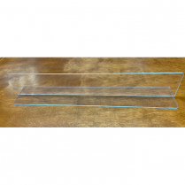 Acrylic "T" Divider Clear 5 x 5 x 27.5"