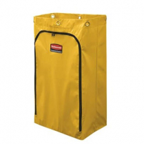 Janitor Cart - Vinyl Bag - 24G Traditional - Yellow[6183]
