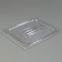 Half Size Solid Pan Lid With Handle Clear