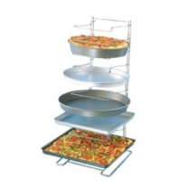 Stainless Steel Pizza Rack 12 x 12 x 27" - 15 Shelf