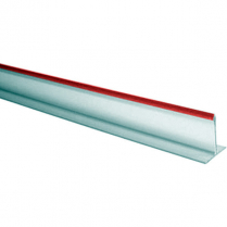 Acrylic Divider 2 x 30" Clear/Red Tip