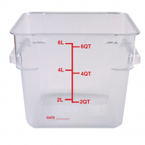 Container 6 Qt Clear