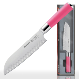 F.Dick Pink Spirit Santoku Knife Kullenschliff 7"