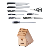 F.Dick Premier Plus Wooded Knife Block (9 Pcs)