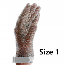 F.Dick ErgoProtect Metal Mesh 5 Finger Gloves L/R Size 1