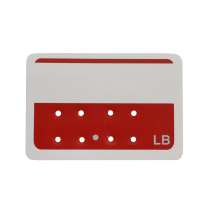 Price Tag "Lb" Red