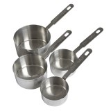 S/S Measuring Cup Set of Four 1/4, 1/2, 1/3, 1  (C)