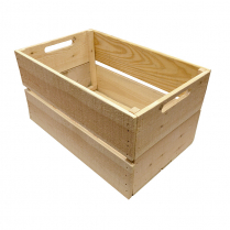 Plain Wooden Crate 22 x 14 x 12"H
