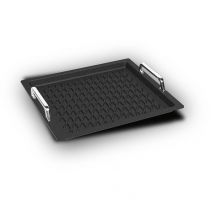 AMT Gastronorm 2/3 - 2cm with BBQ surface & Handles