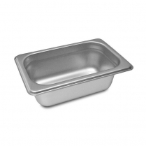 Ninth Size Steam Pans (Stainless Steel)