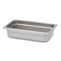 Quarter Size Steam Pans (Stainless Steel)