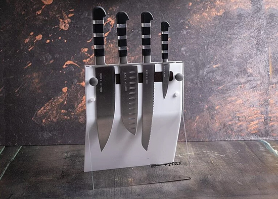 FDICK 1905 series knives in acrylic knife block