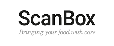 ScanBox company logo with tagline