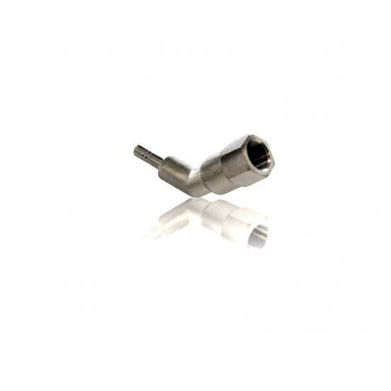 ALPHA 45 DEGREE NOZZLE BARREL FOR RISER NICKEL PLATED