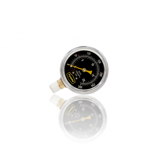 PRESSURE GAUGE WITH PYRANHA LOGO