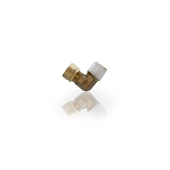 3/8" ELBOW - INTAKE/DISCHARGE NUT & FERRULE