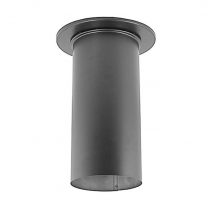 Duravent Stove Pipe DuraBlack Connector Slip w/ Trim, 6"