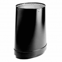 Duravent Stove Pipe DVL Adapter Oval To Round, 6"