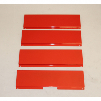 Osburn Red Decorative Side Panels, SOHO