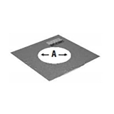 Selkirk Stove Pipe A-V Firestop/Rad Shield, 5"