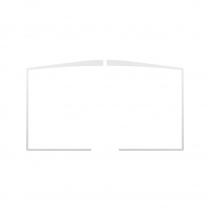 Osburn Brushed Nickel Door Overlay, Stratford